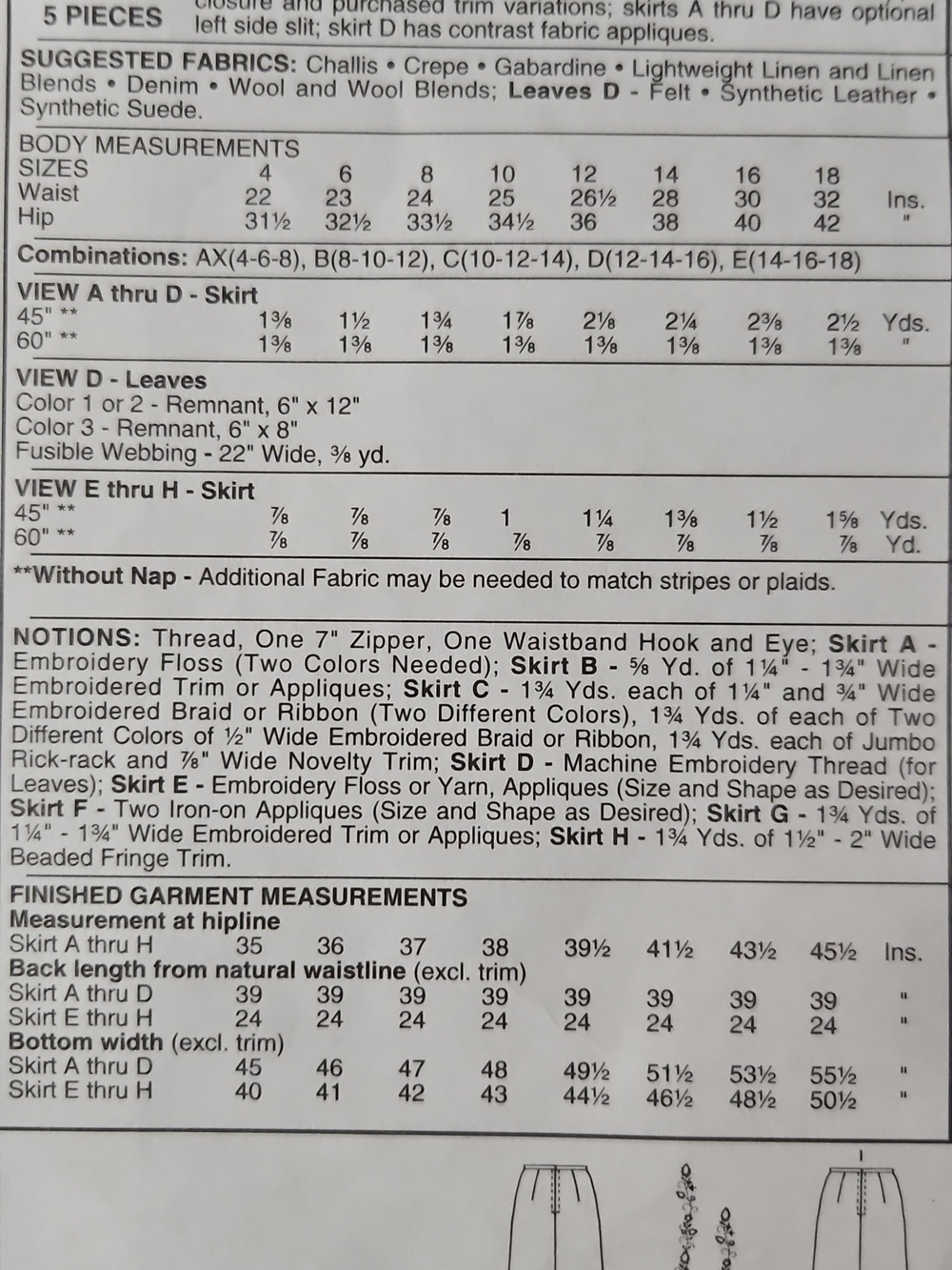 McCALL'S A-line Sewing Pattern - Picture 3 of 3